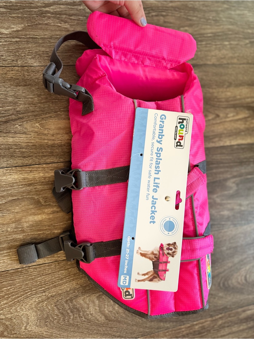 Outward Hound Hot Pink Dog Life Jacket
